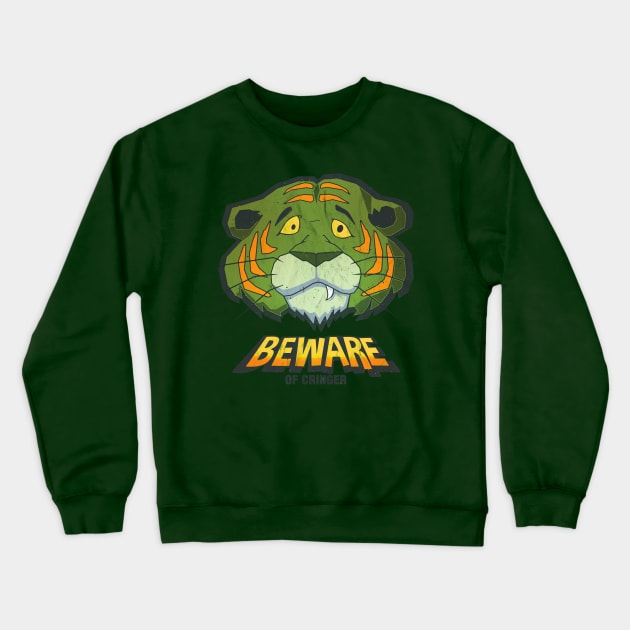 beware of the cringer Crewneck Sweatshirt by filippob